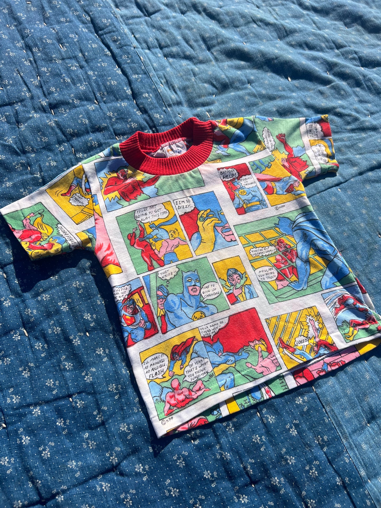 1970s superman comic tee