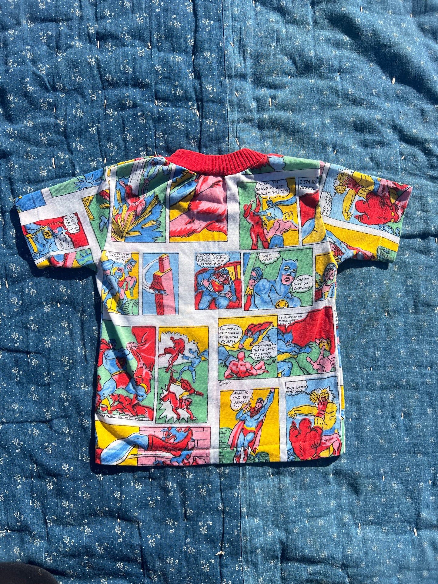 1970s superman comic tee