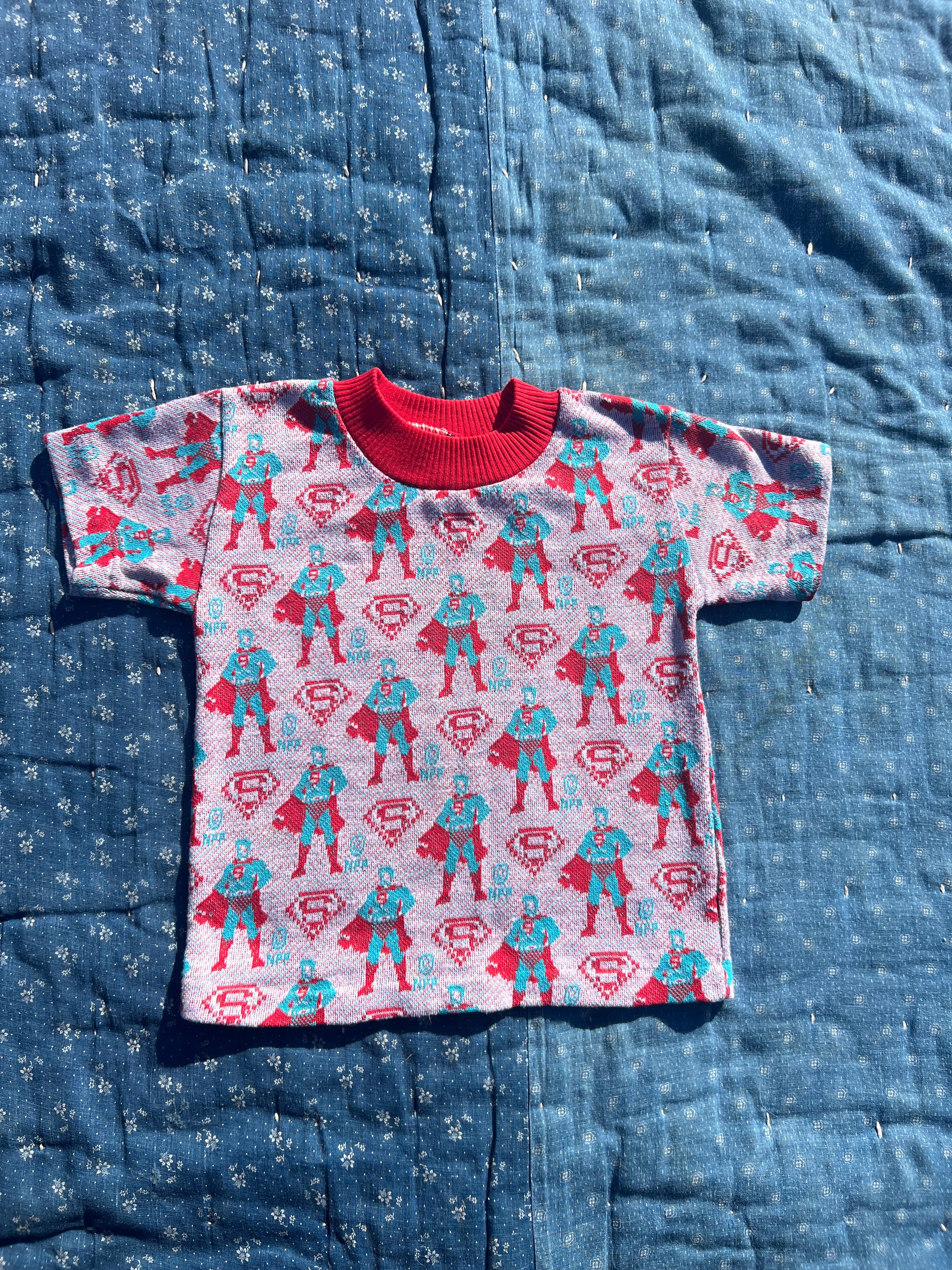 1970s knit superman tee
