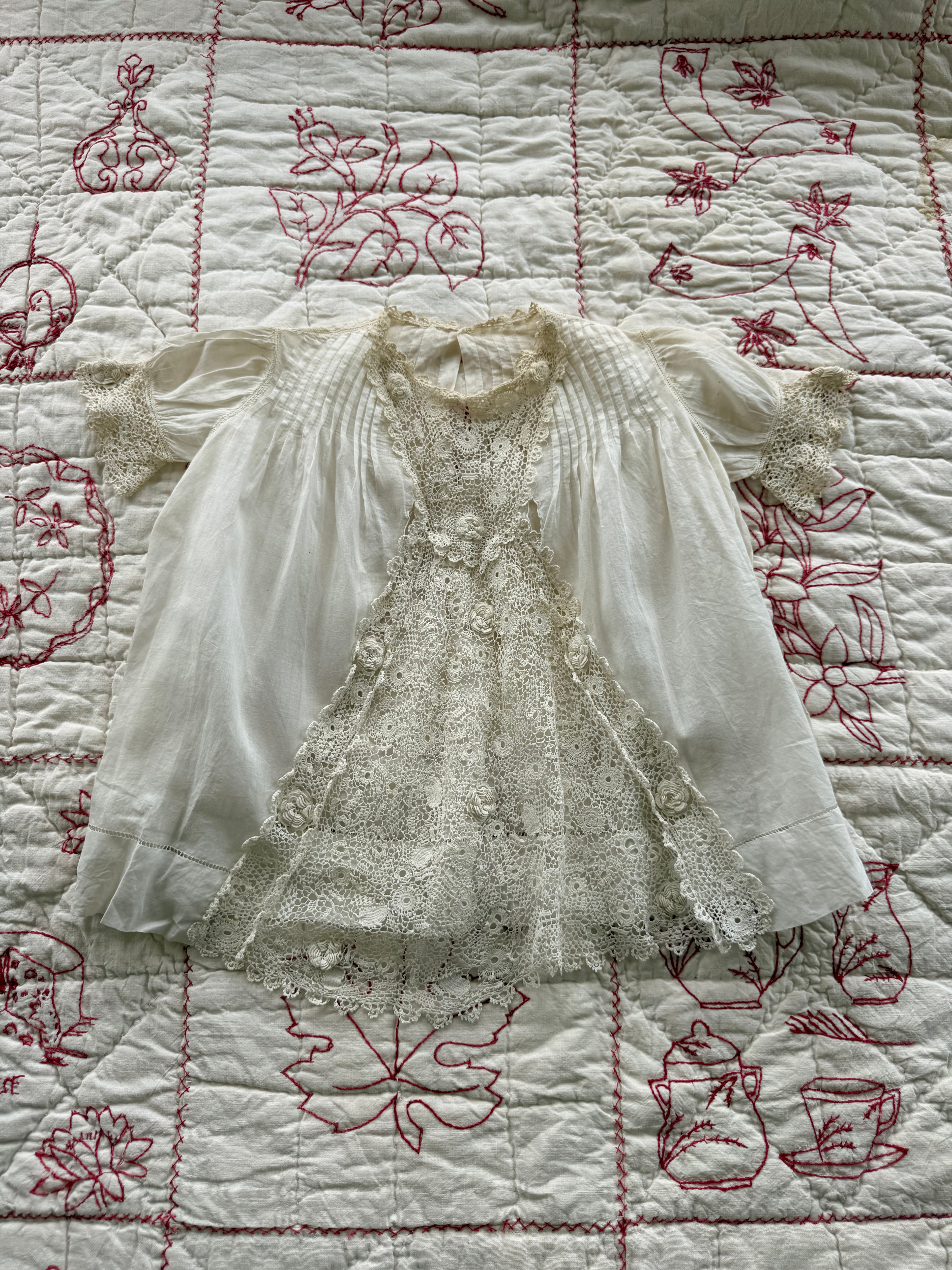 1900s irish lace dress