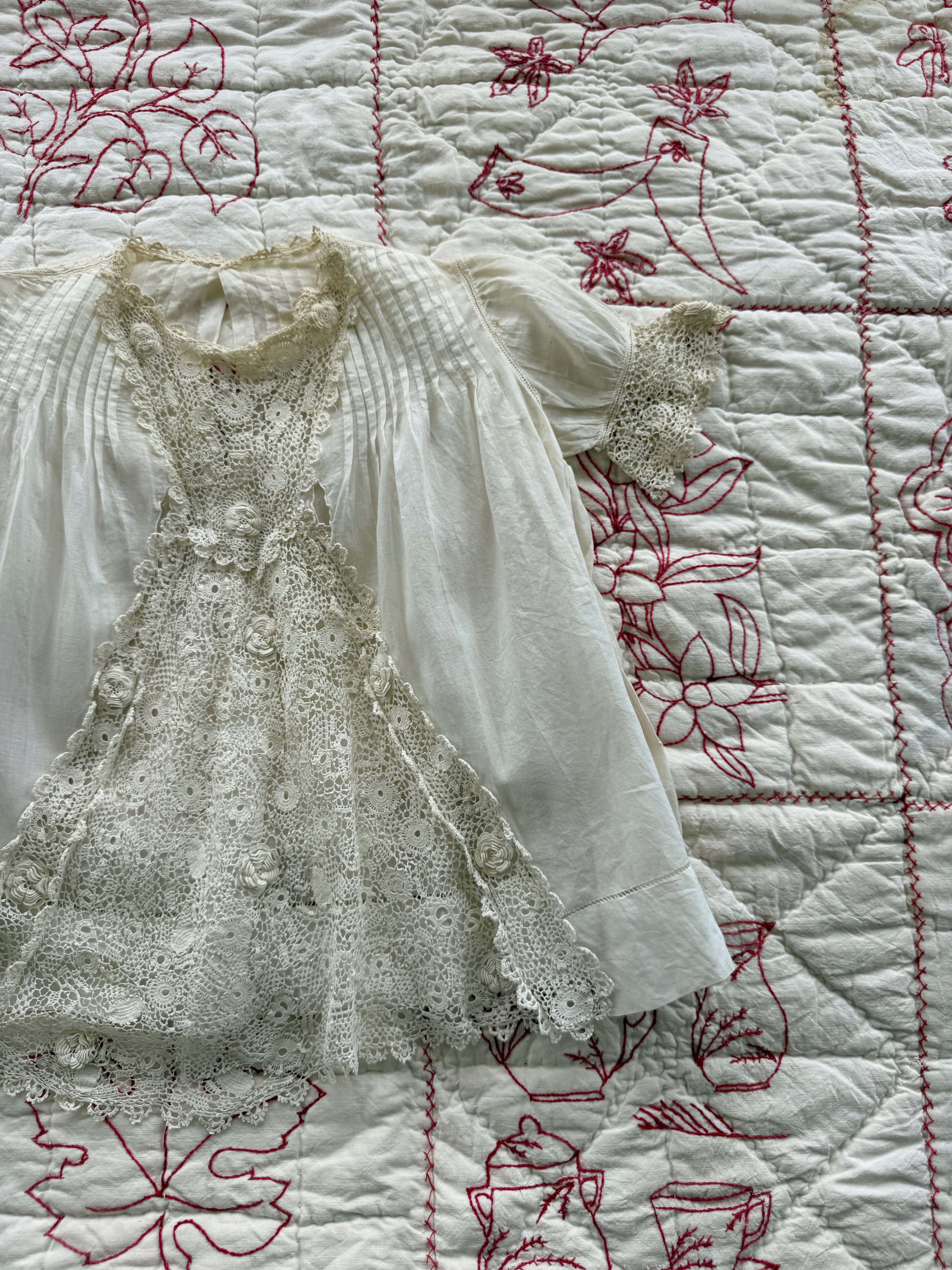 1900s irish lace dress