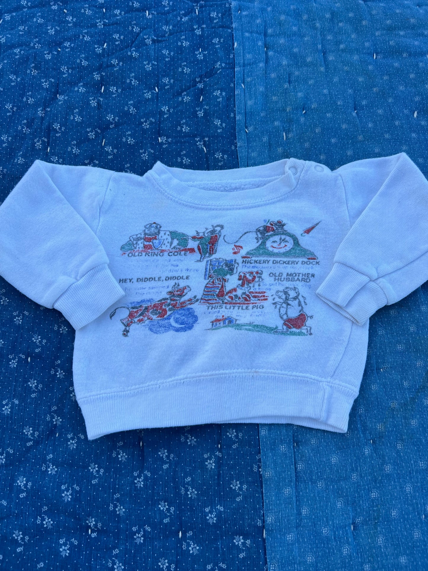 1950s nursery rhyme sweatshirt