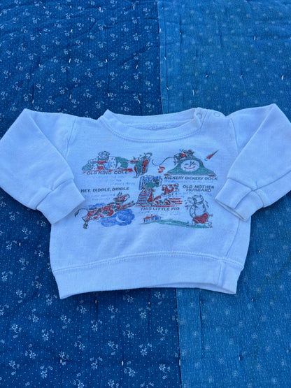 1950s nursery rhyme sweatshirt