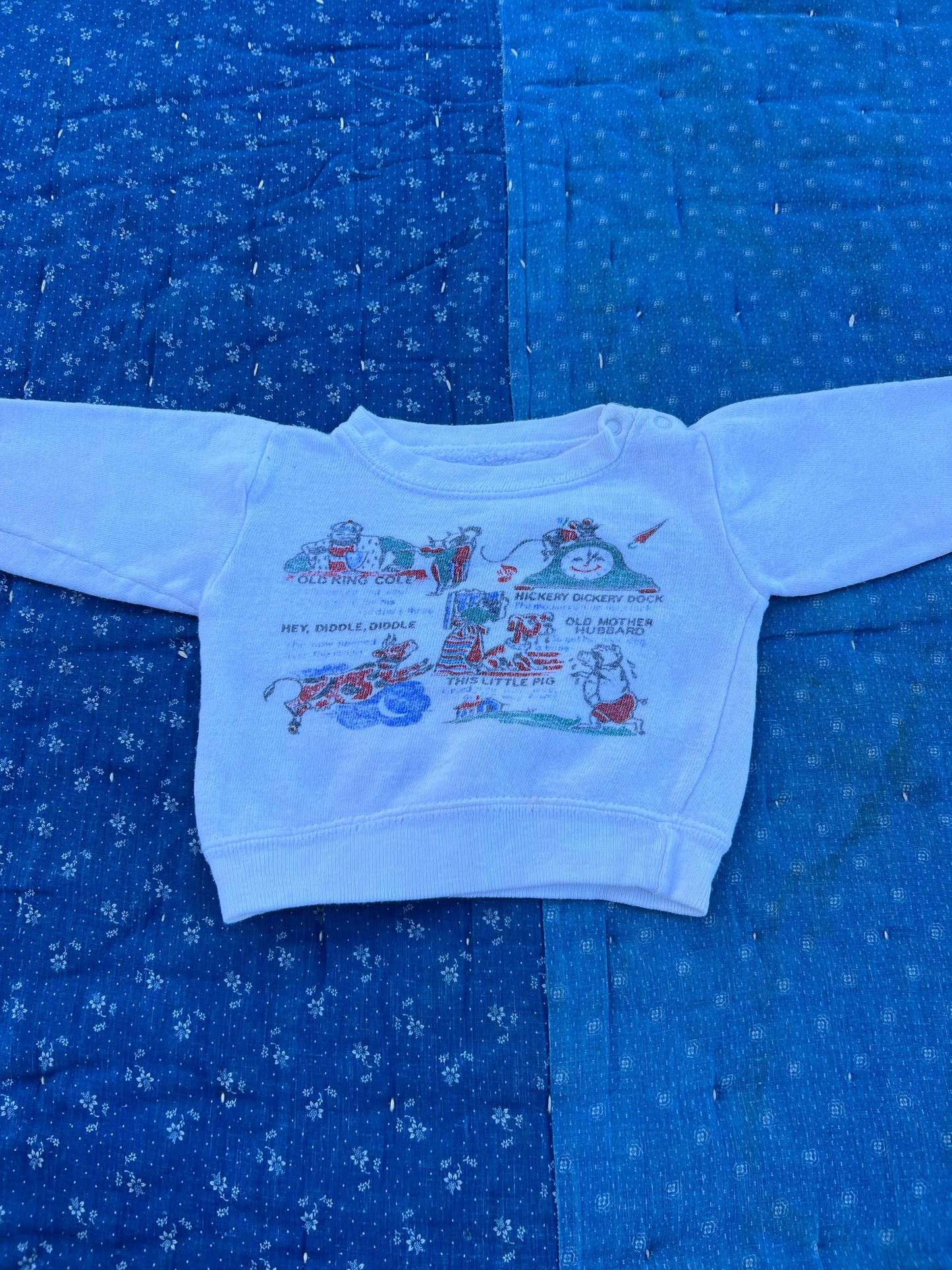 1950s nursery rhyme sweatshirt