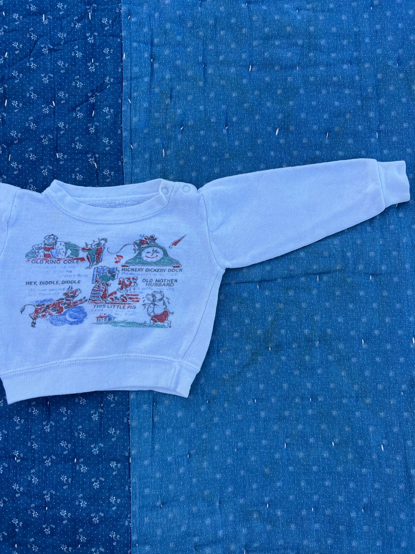 1950s nursery rhyme sweatshirt