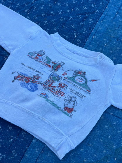 1950s nursery rhyme sweatshirt