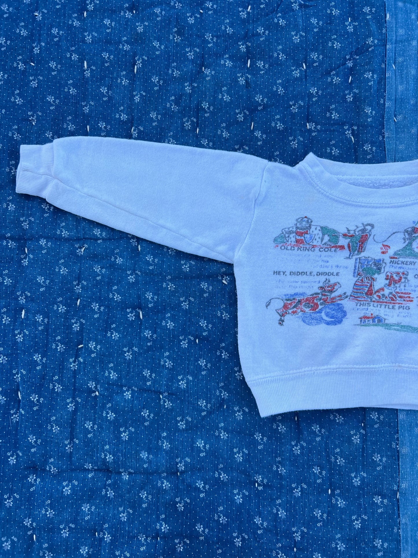 1950s nursery rhyme sweatshirt