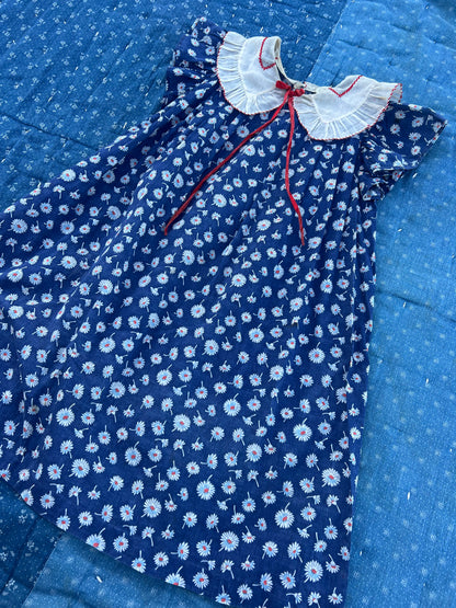 1940s daisy dress