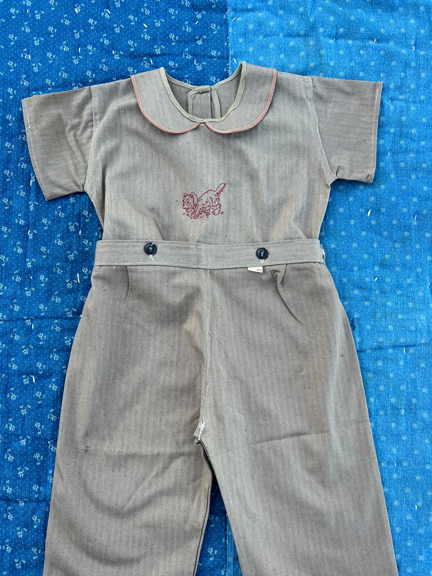 1920s puppy playsuit