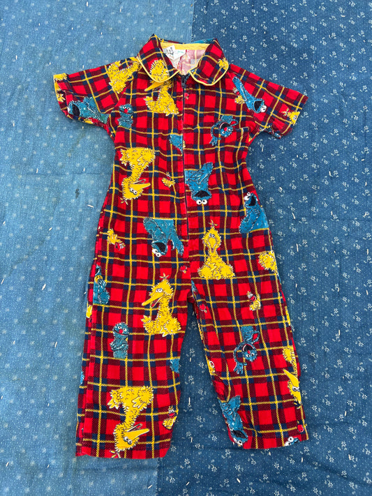 1970s sesame street jumpsuit