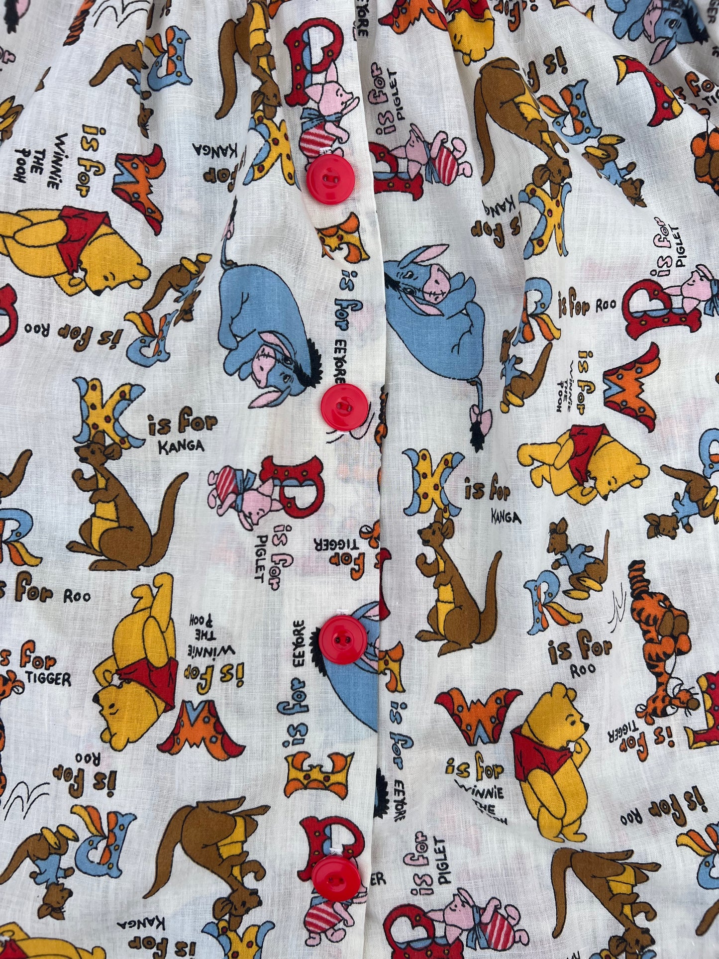 1970s winnie the pooh dress