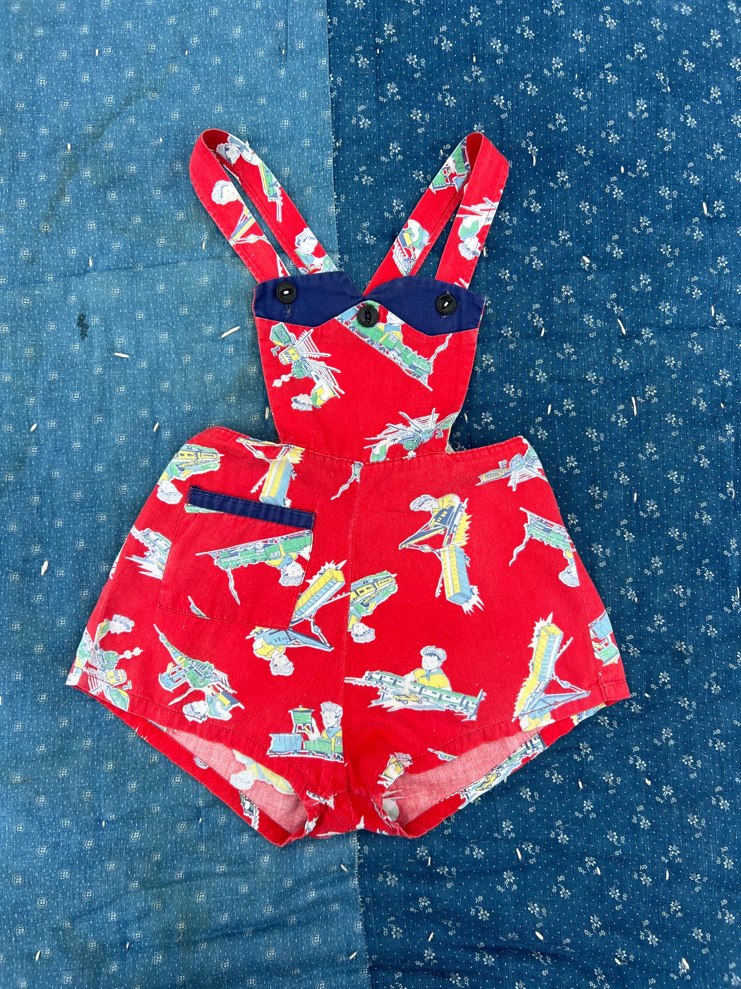 1950s train romper