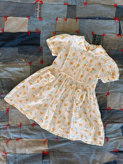 1940s kitty hello dress