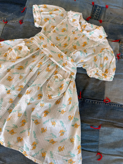 1940s kitty hello dress