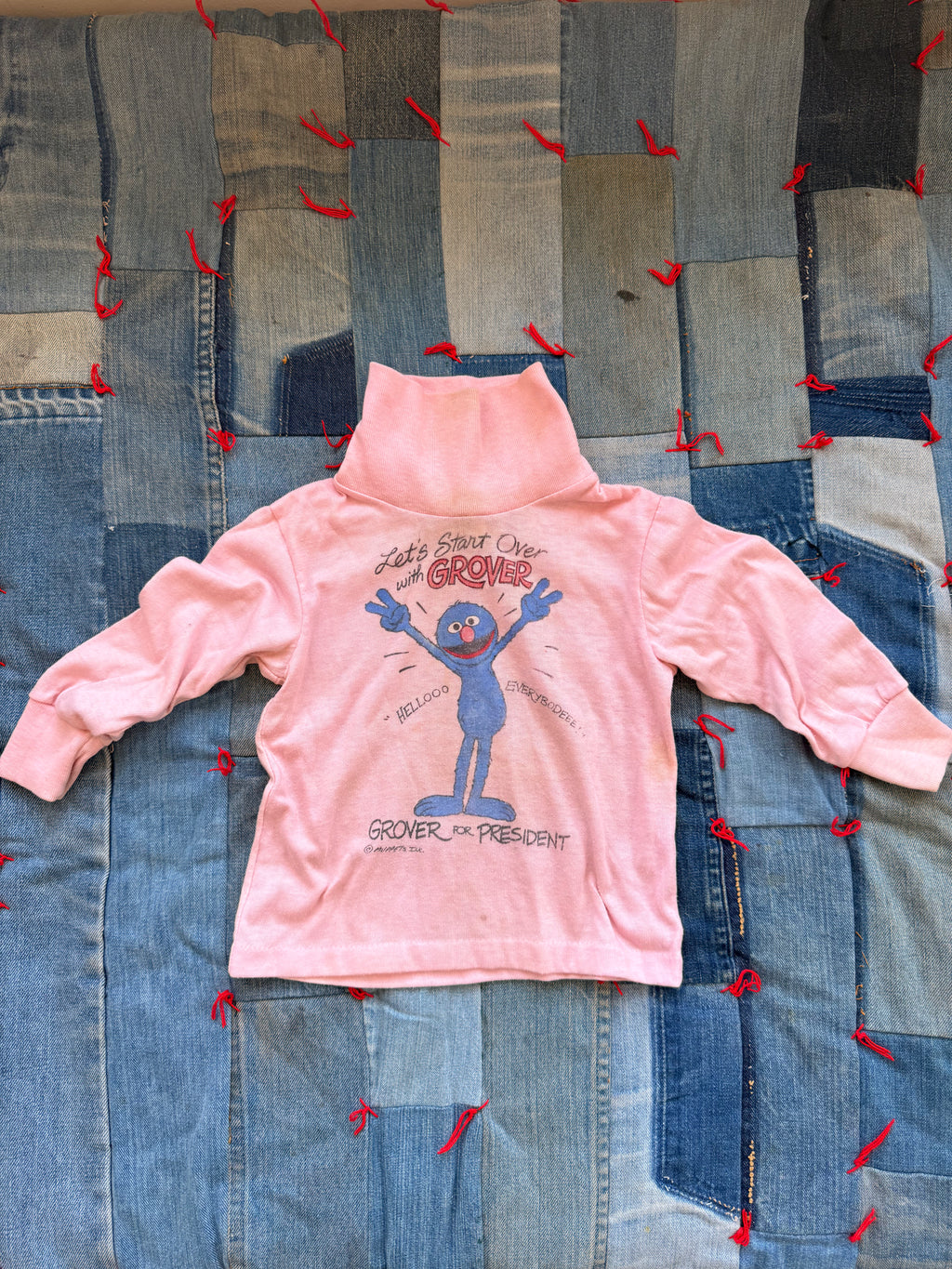 1970s grover for president turtleneck