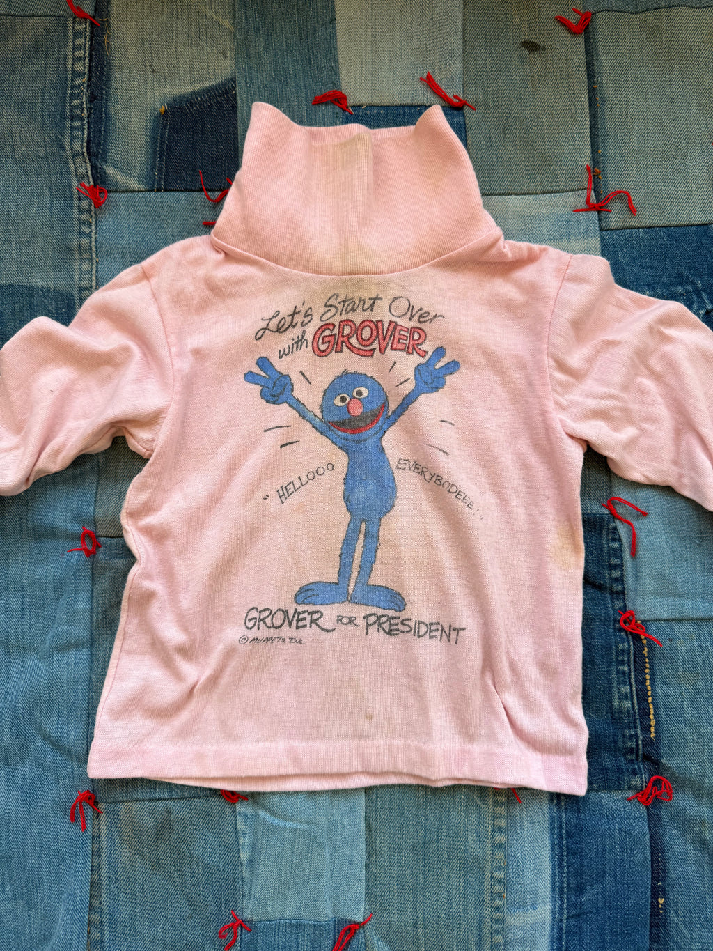 1970s grover for president turtleneck