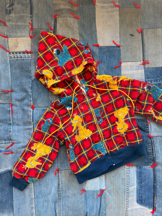 1970s big bird & grover corduroy jacket