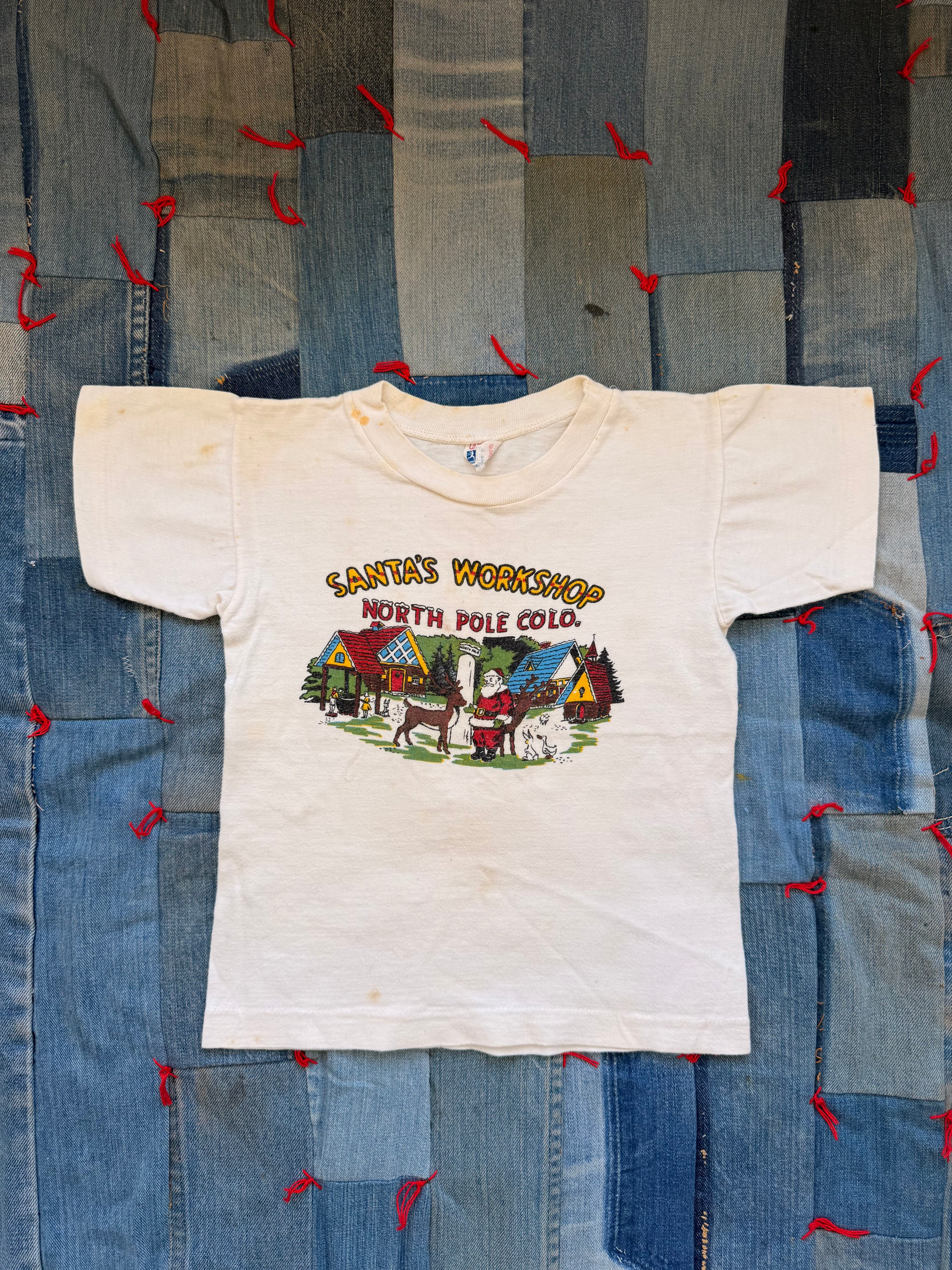 1950s santas workshop colorado souvenir tee
