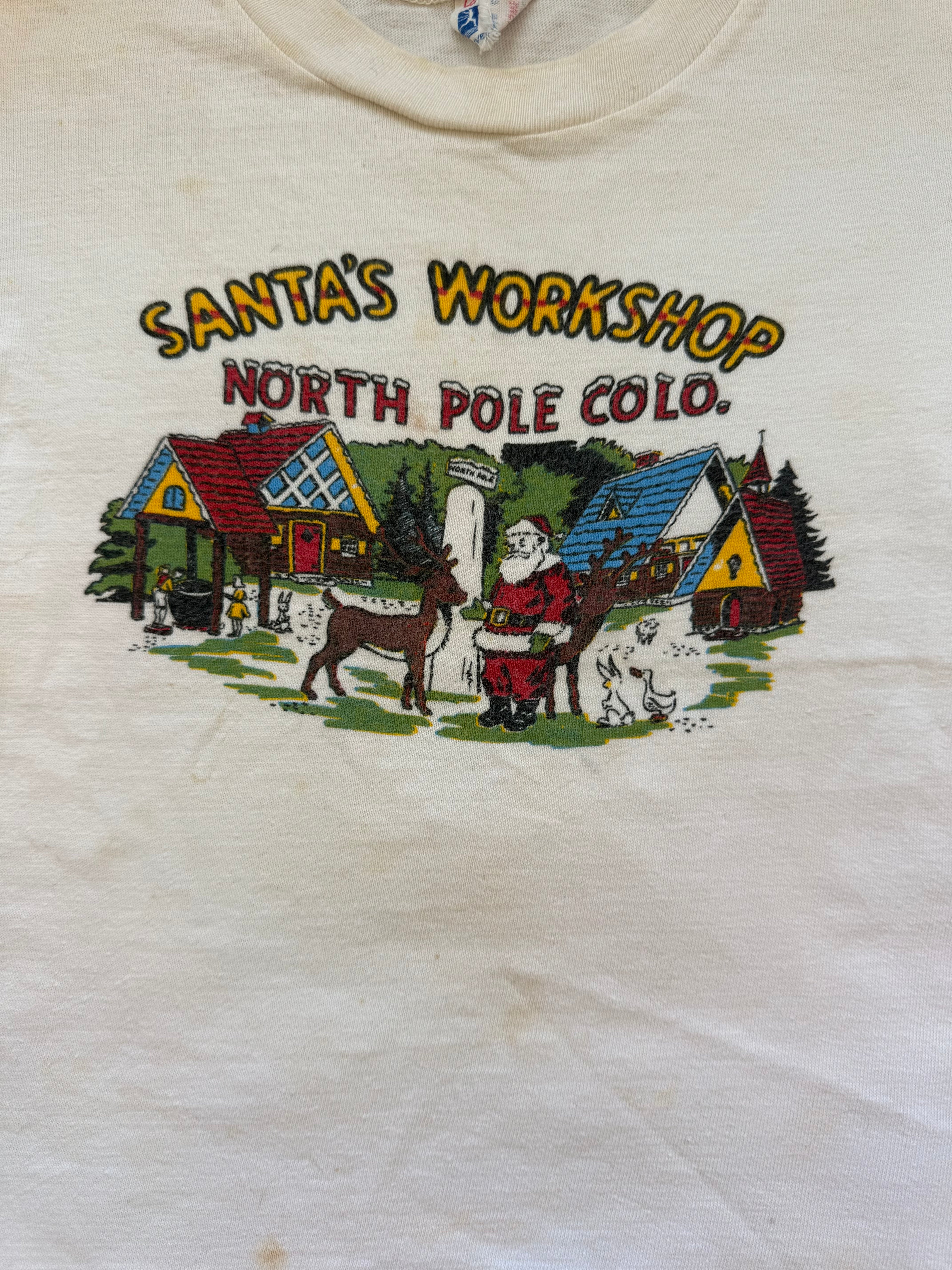 1950s santas workshop colorado souvenir tee