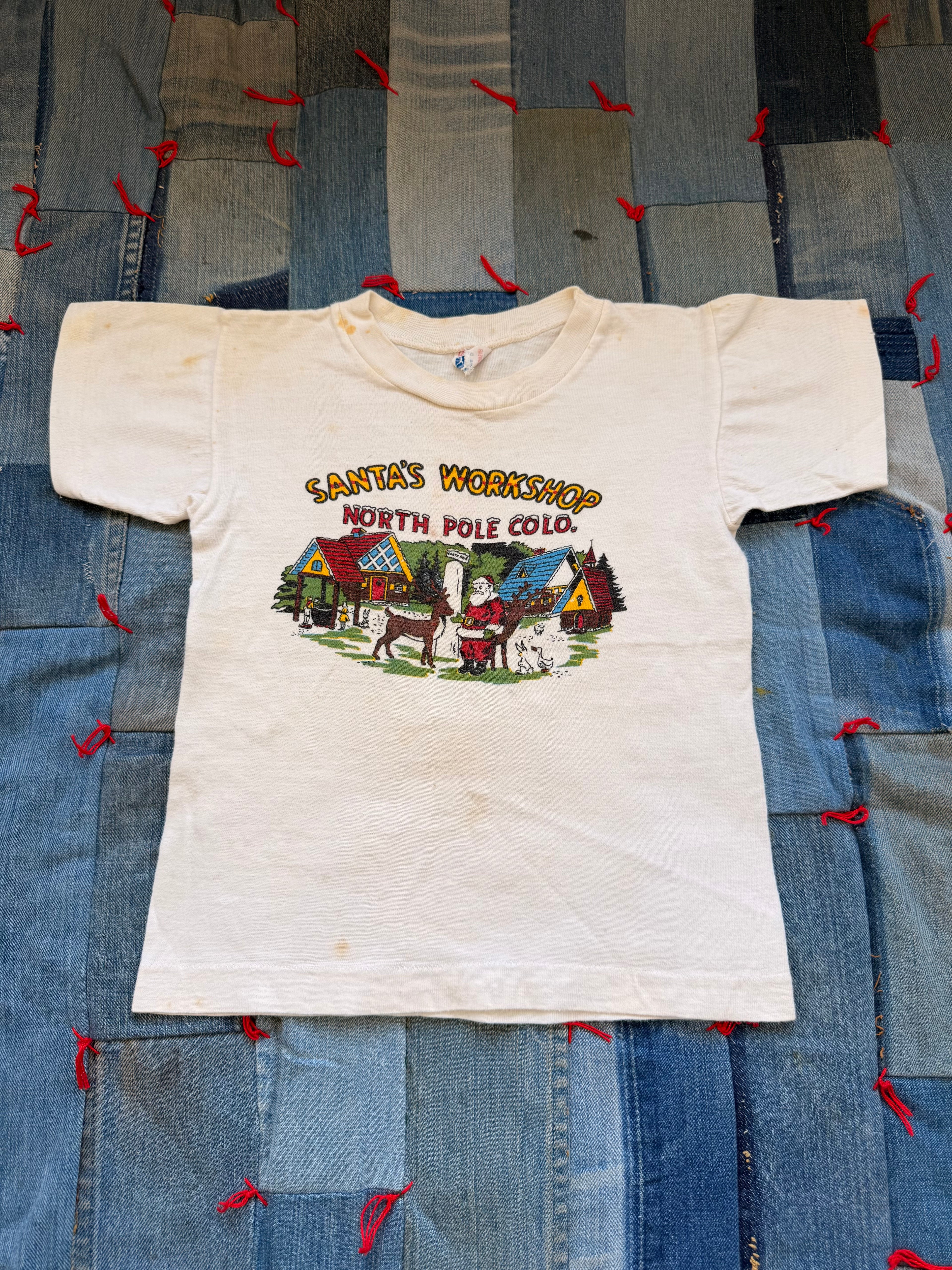 1950s santas workshop colorado souvenir tee
