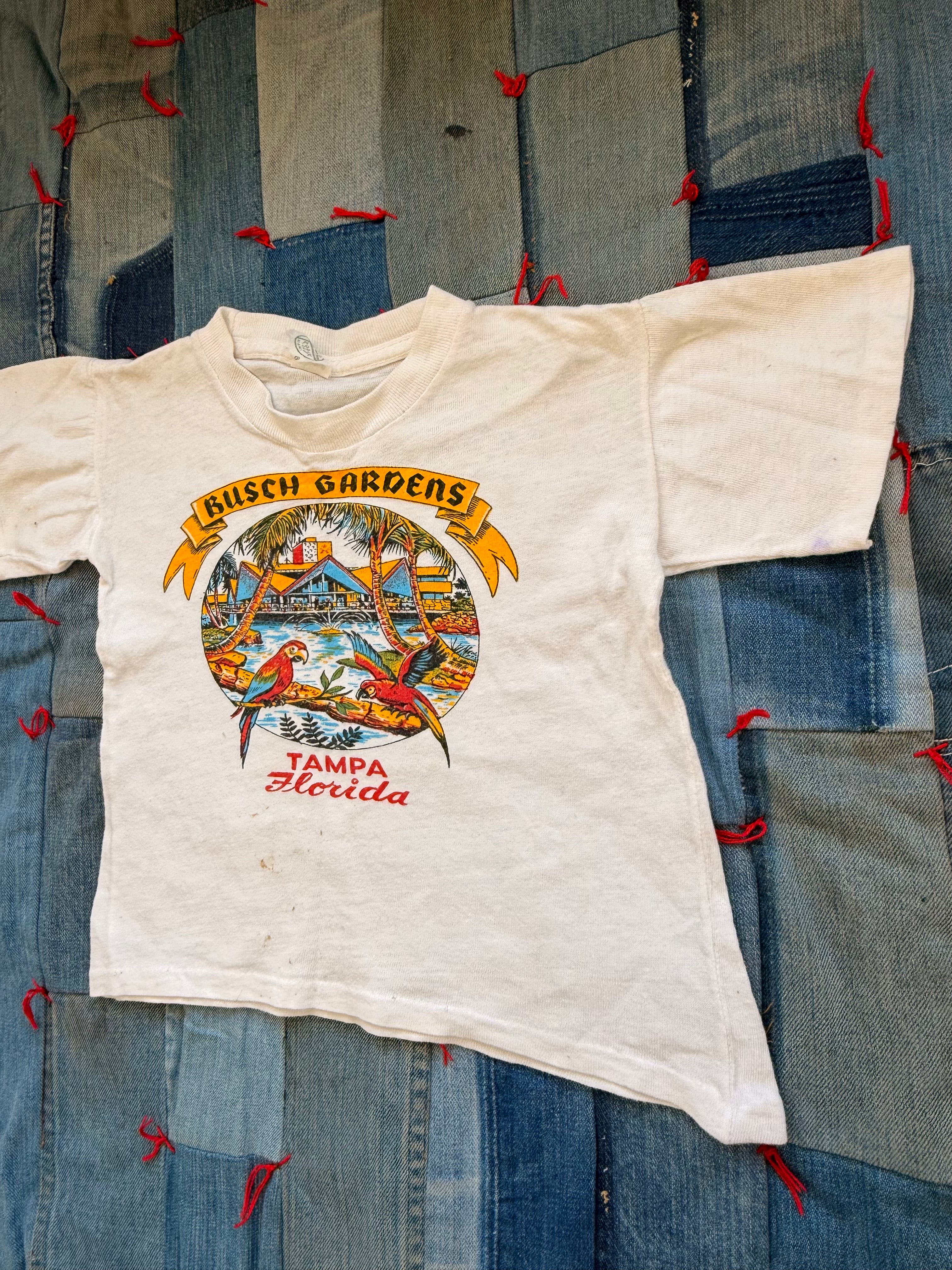 1960s busch gardens souvenir tee