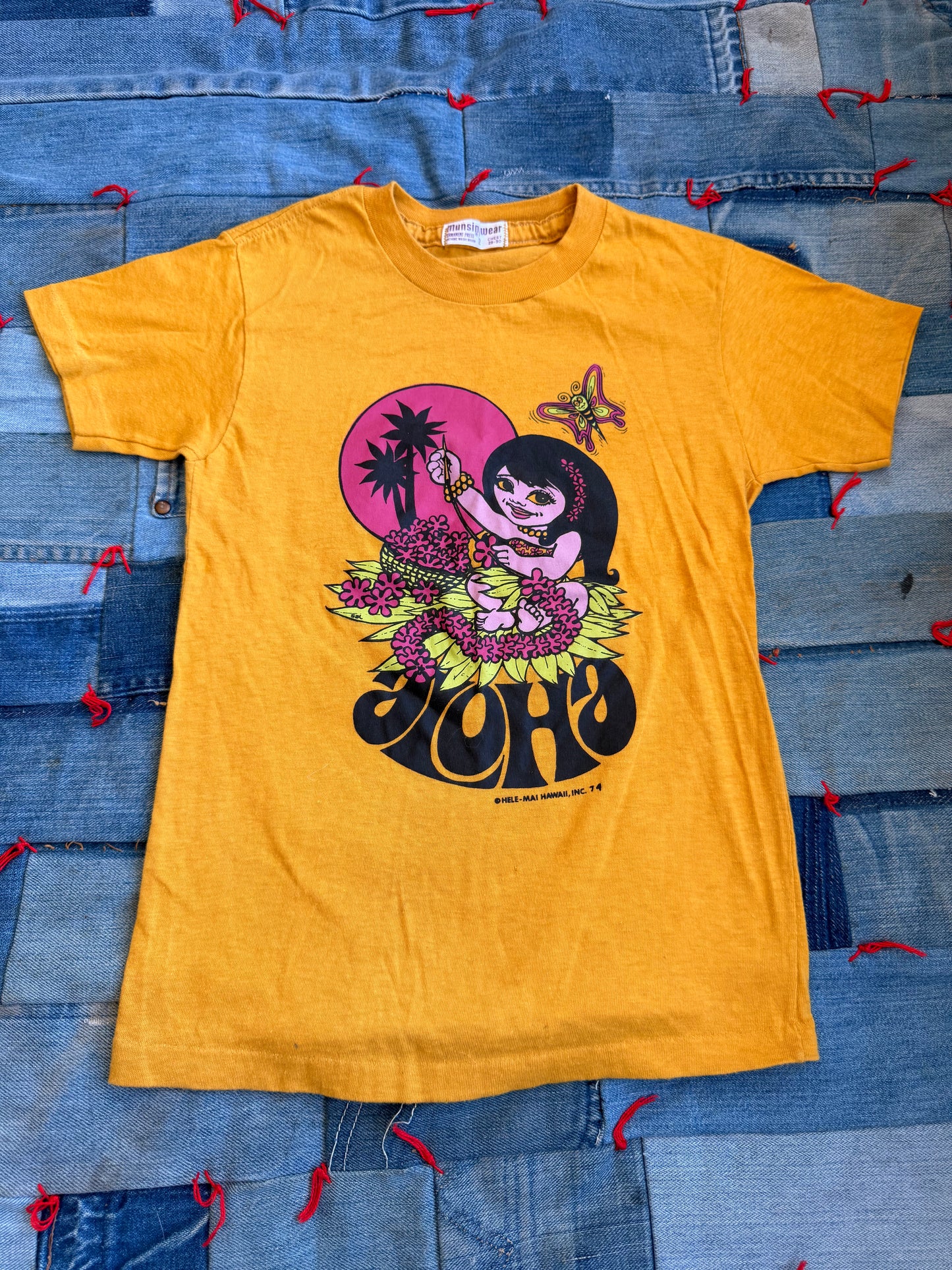 1970s golden hawaiian souvenir tee