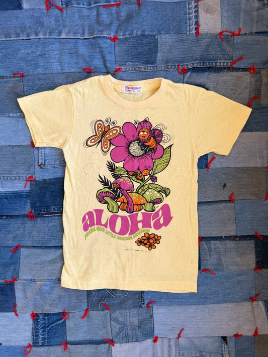 1970s lemon hawaiian souvenir tee